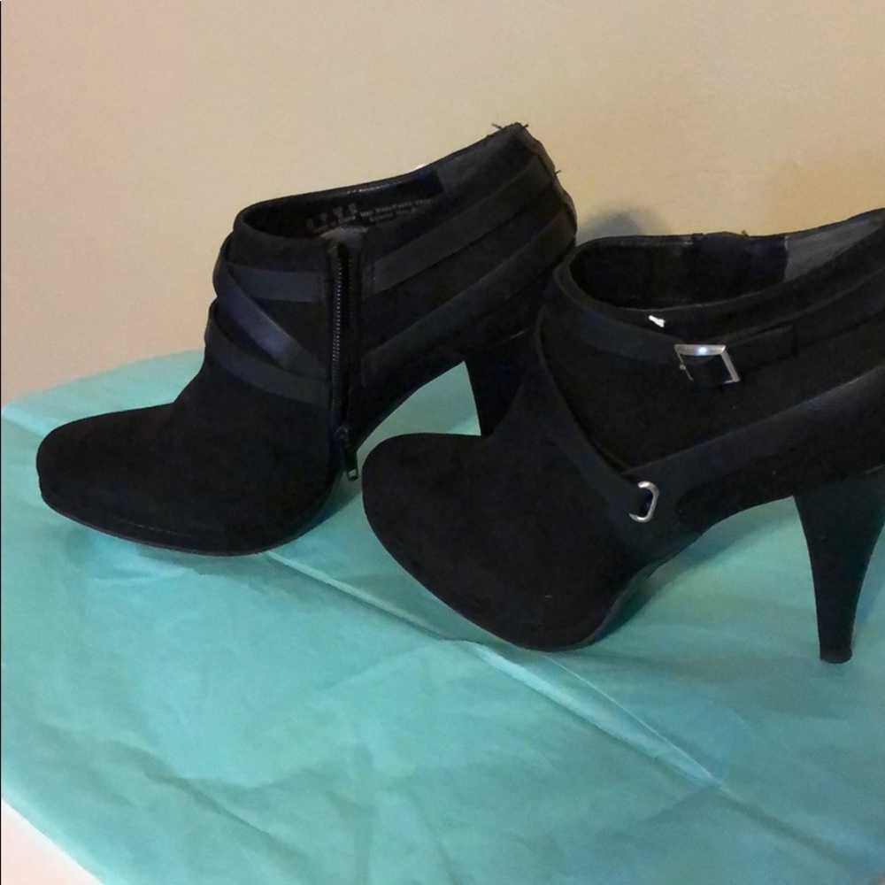 Black booties by fergalicious